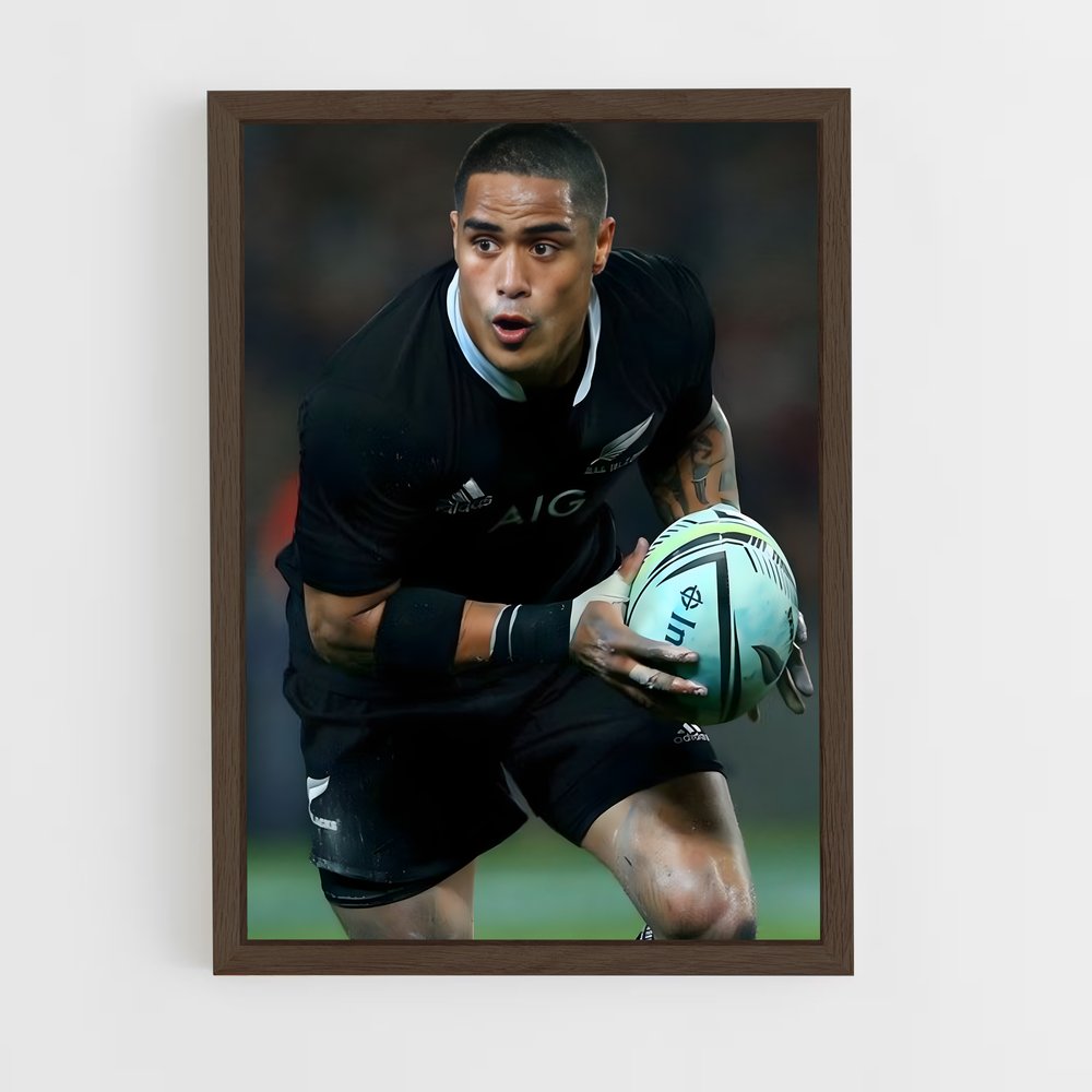 Poster L'Invincible Aaron – affiche Rugby (vue 5)